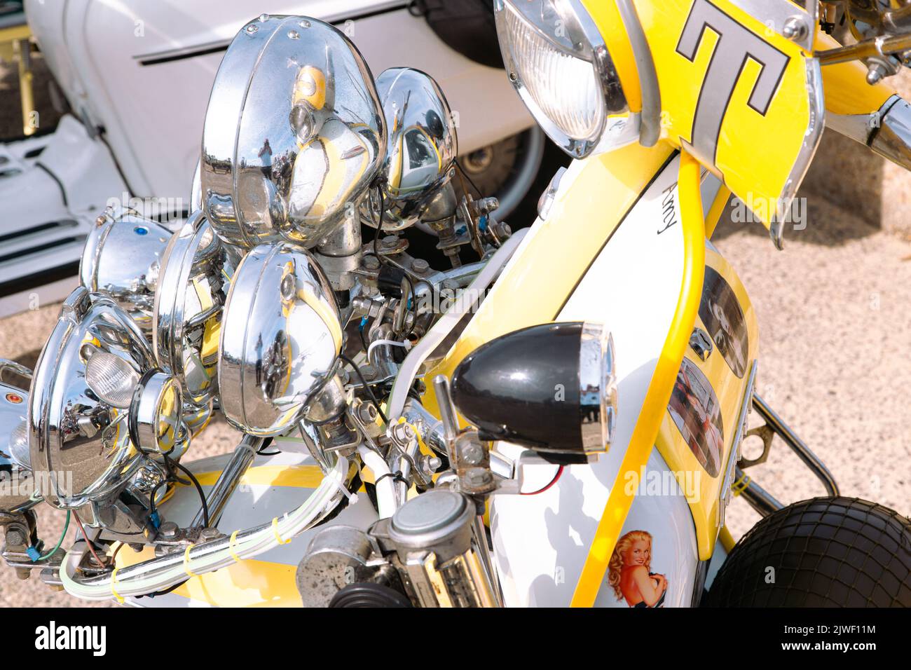 Isle of Wight Scooter Rally 2022 Stock Photo Alamy