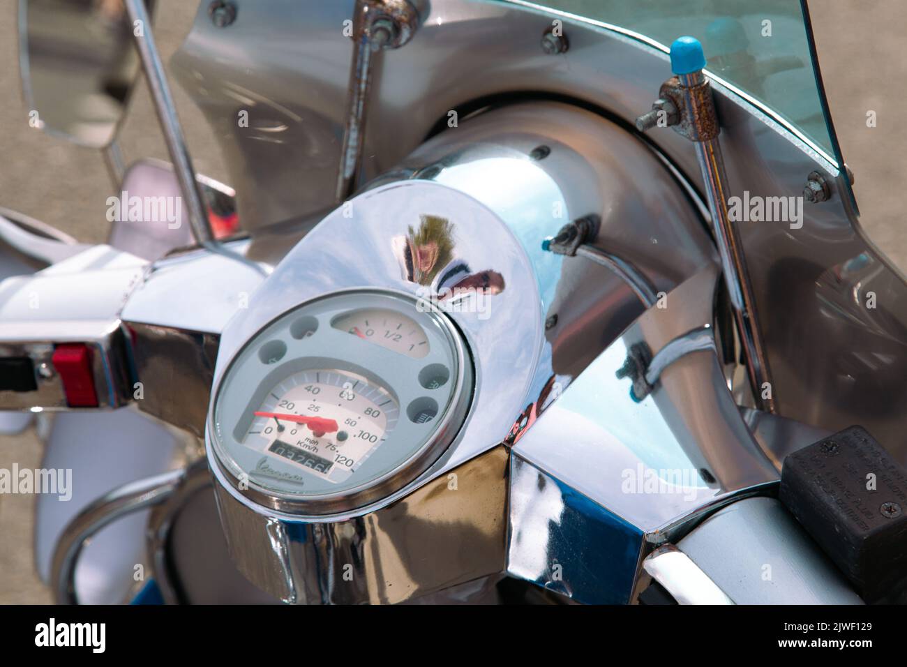 Isle of Wight Scooter Rally 2022 Stock Photo Alamy