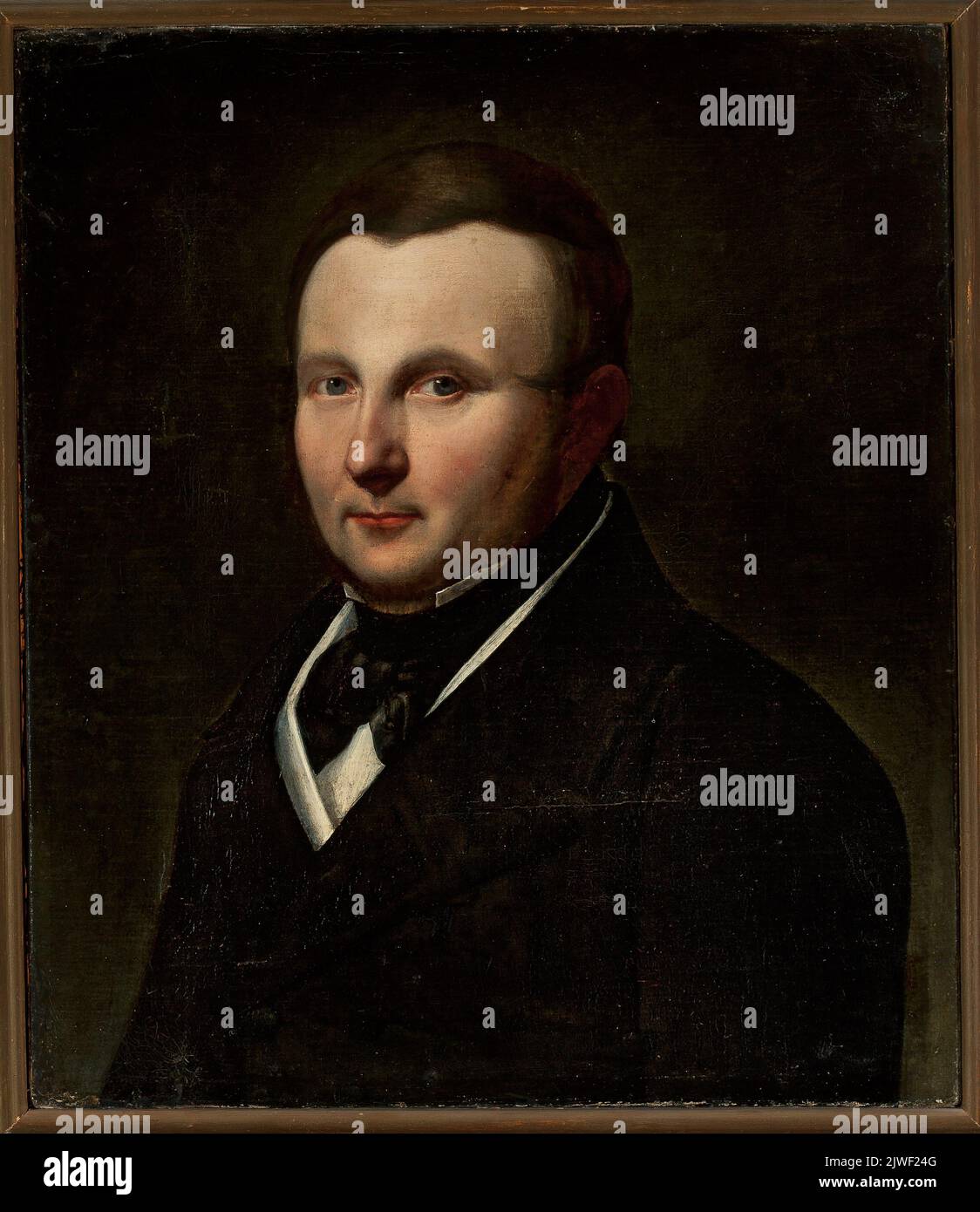 Selfportrait. Hühne, Wilhelm (18031863), painter Stock Photo Alamy
