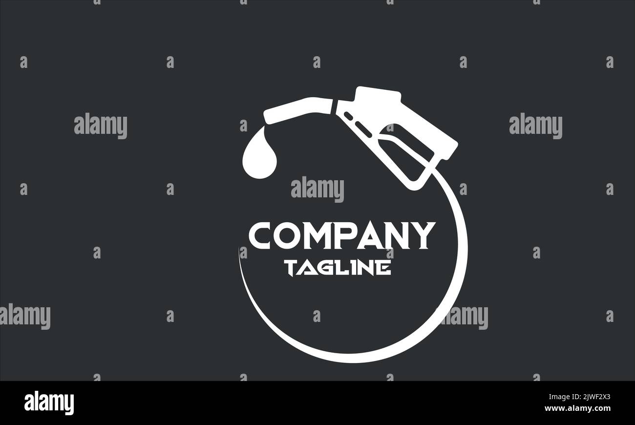 minimal petrol pump logo template Stock Vector Image & Art Alamy