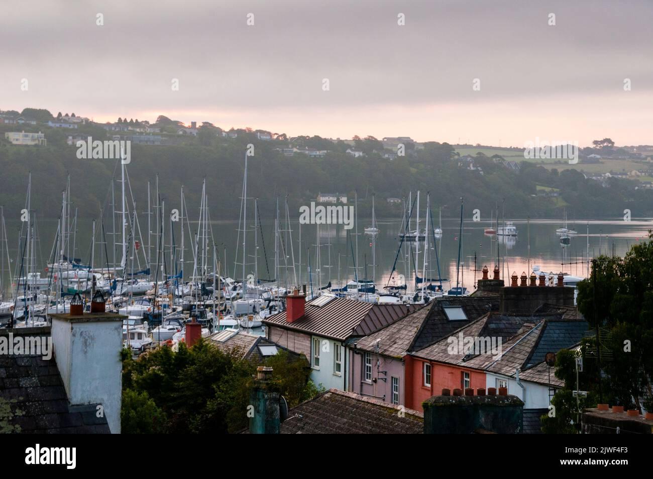 Port town of Kinsale, Ireland. Stock Photo