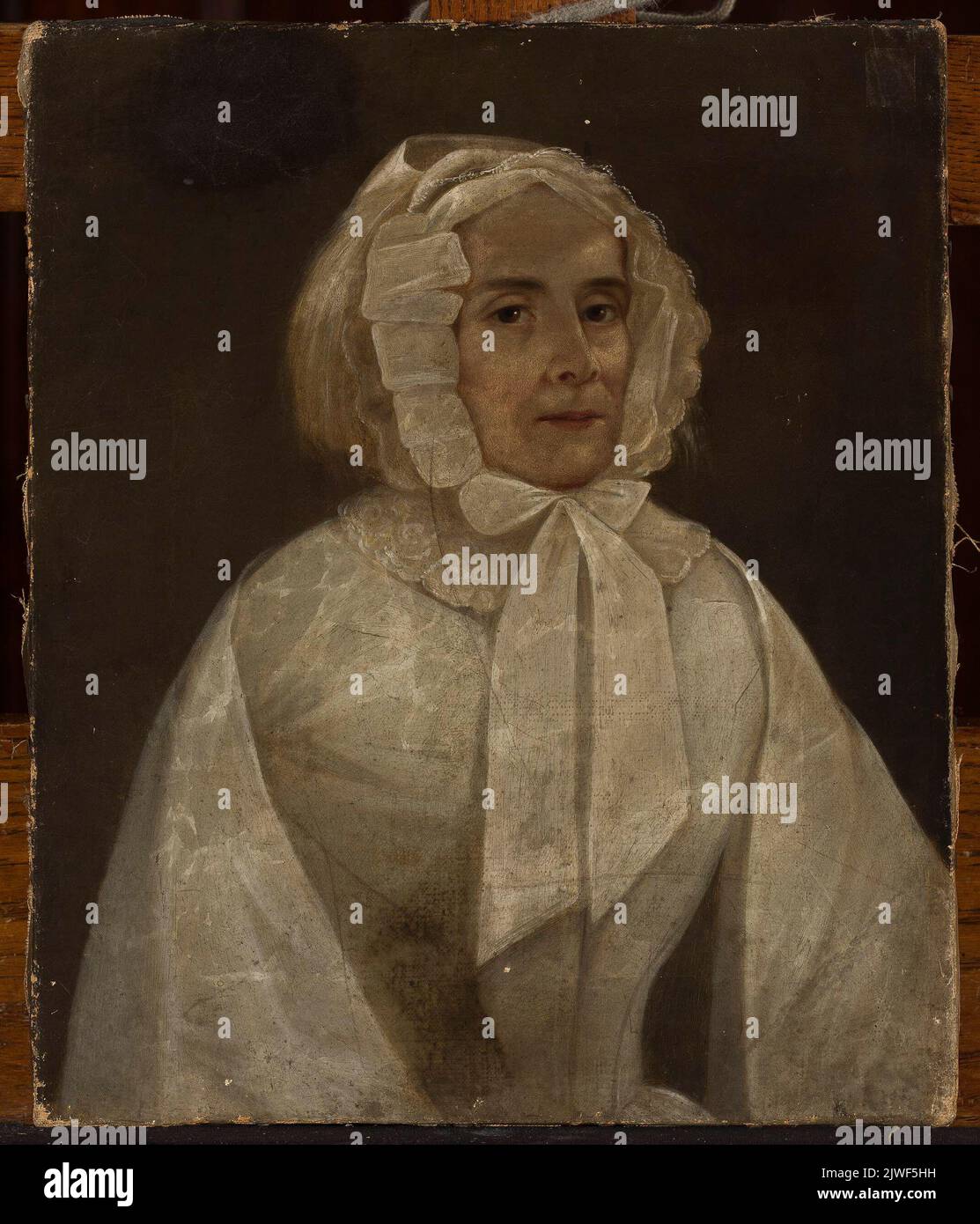 Portrait of Mrs. Komorowska. nieznany malarz polski, painter Stock ...