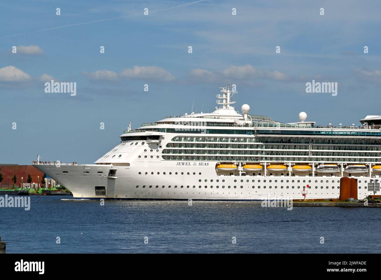 Amsterdam, Netherlands August 2022 Cruise liner Jewel of the Seas