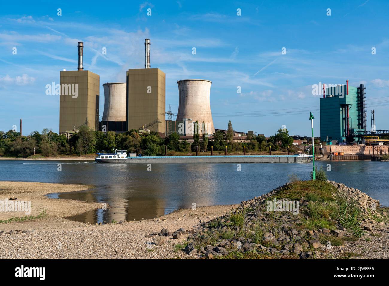 DuisburgHuckingen gasfired power station, operated by RWE, on the