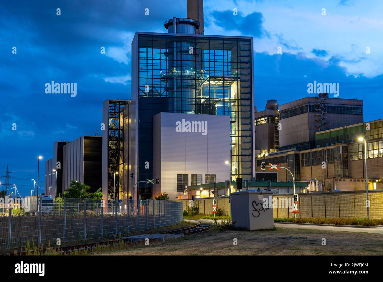 The Lausward natural gas power plant, the most efficient gas and steam