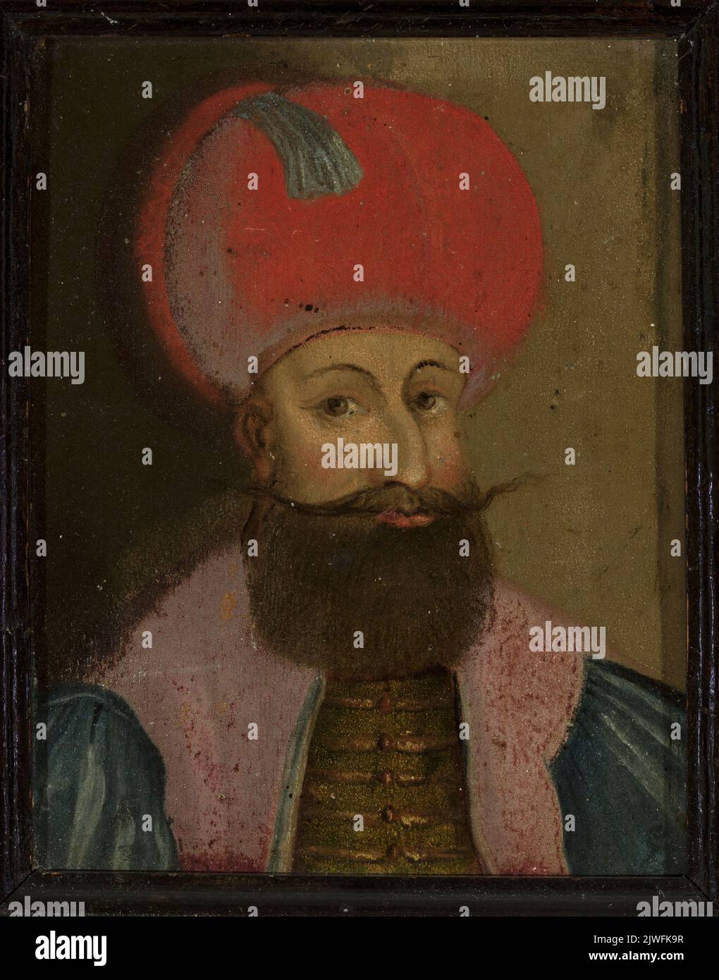 Portrait of sultan Mehmed III (1595–1603). unknown, painter Stock Photo ...