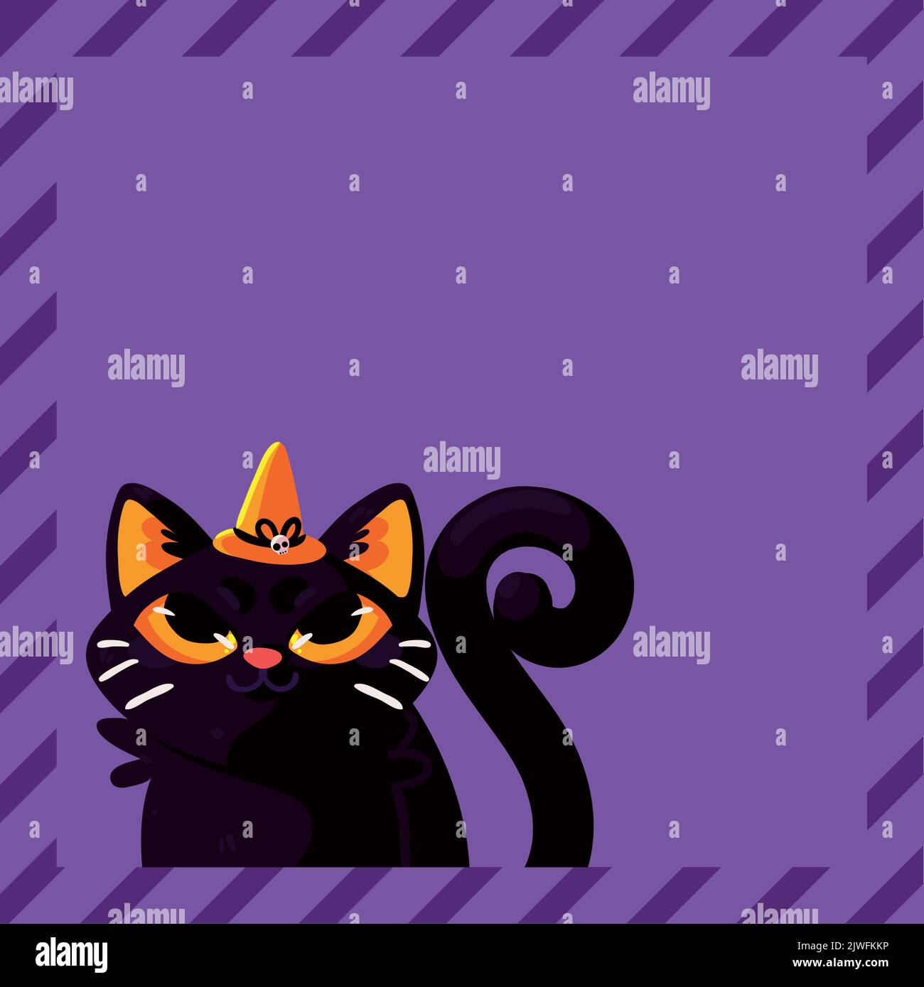 halloween cat hat costume Stock Vector Image & Art Alamy