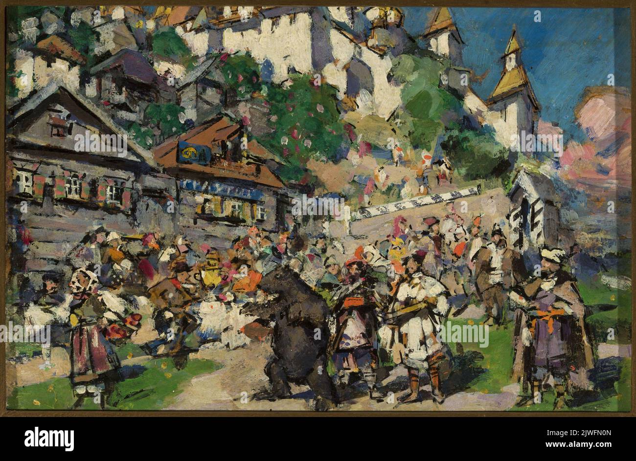 With bears in Siberia. Korovin, Konstantin Alekseevič (1861-1939 ...