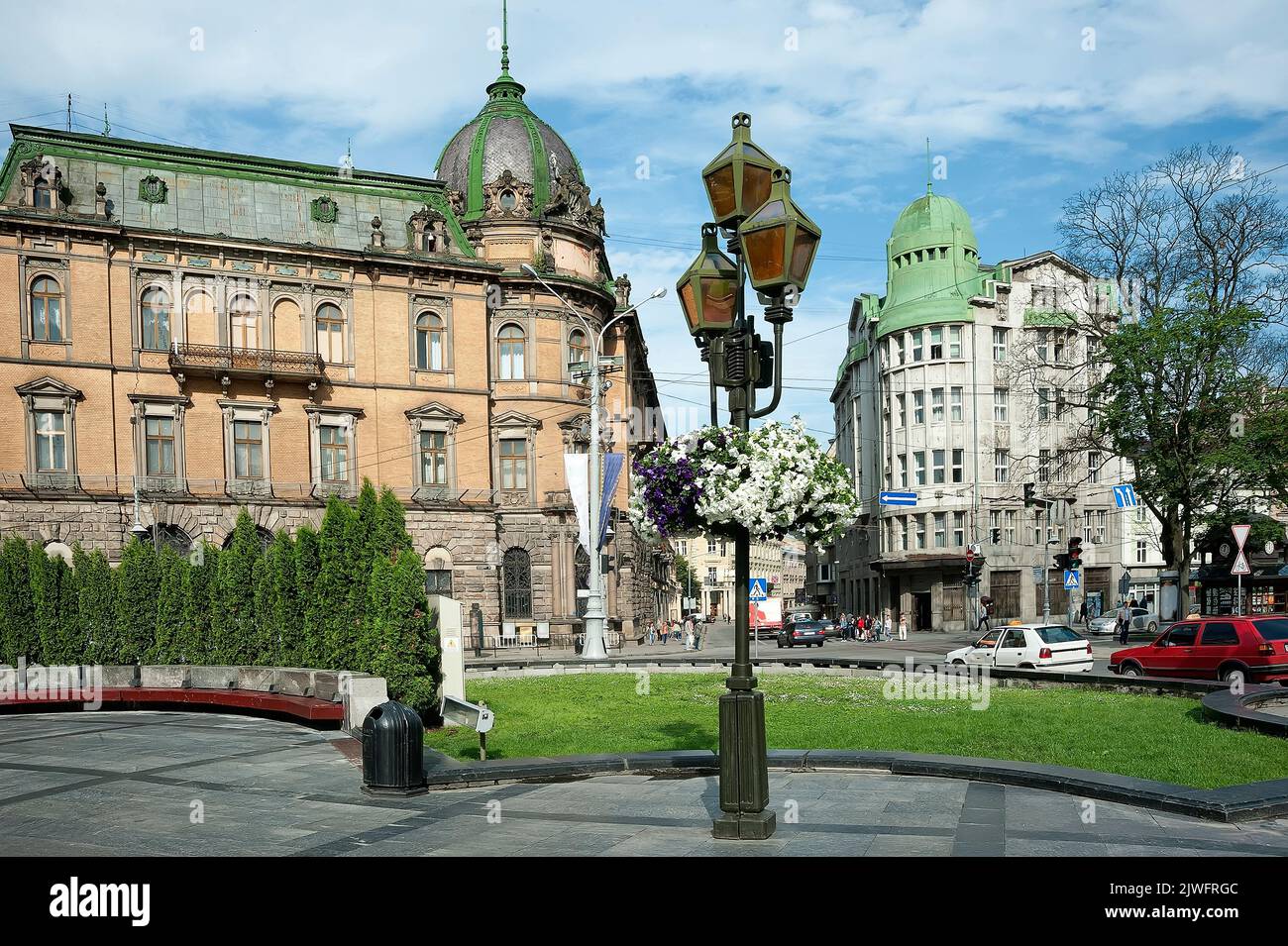 Center in Lviv city in Ukraine Stock Photo - Alamy