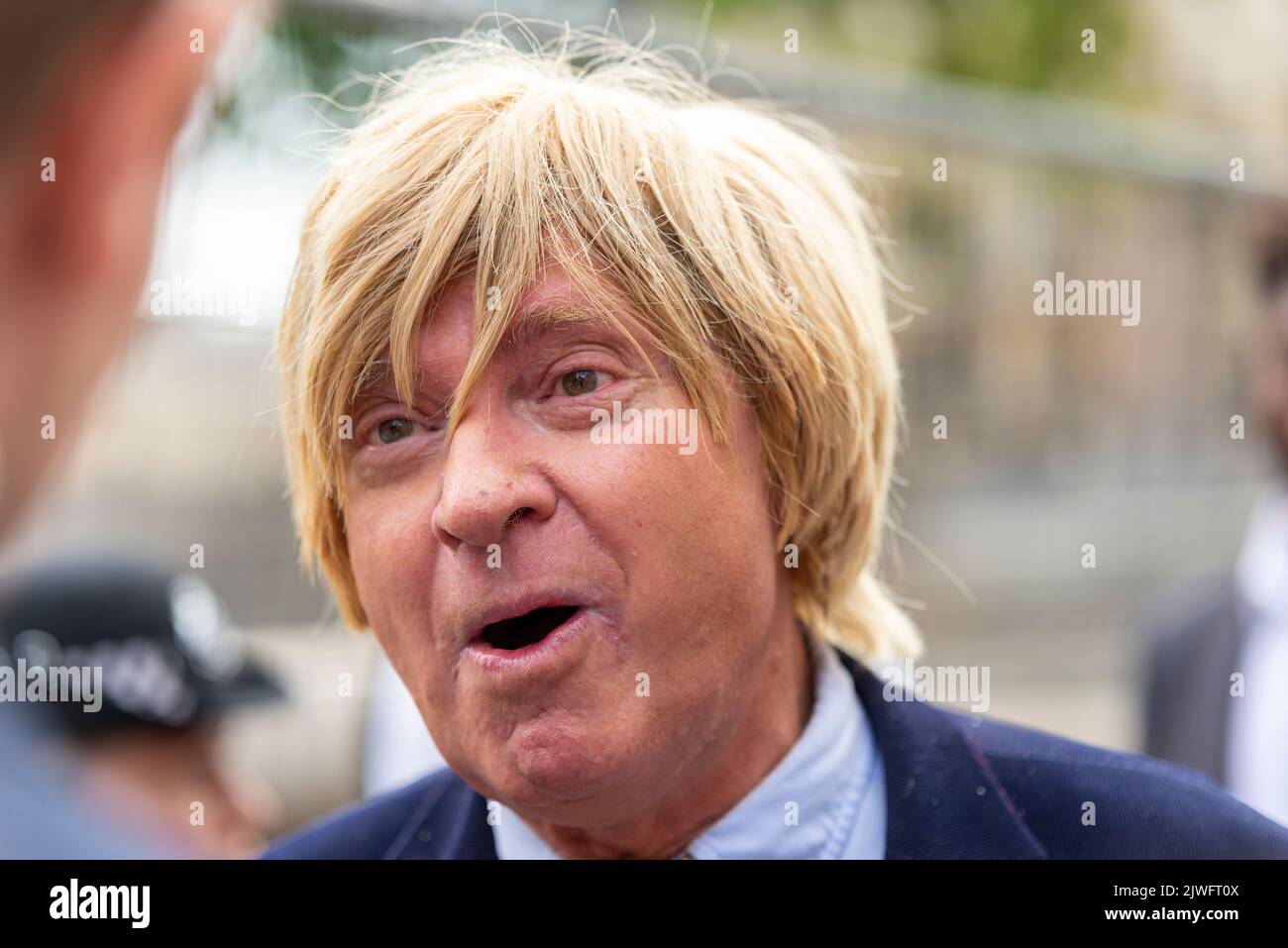 Michael Fabricant MP at the Queen Elizabeth II Centre for the Conservative party leadership announcement, London, UK. Stock Photo