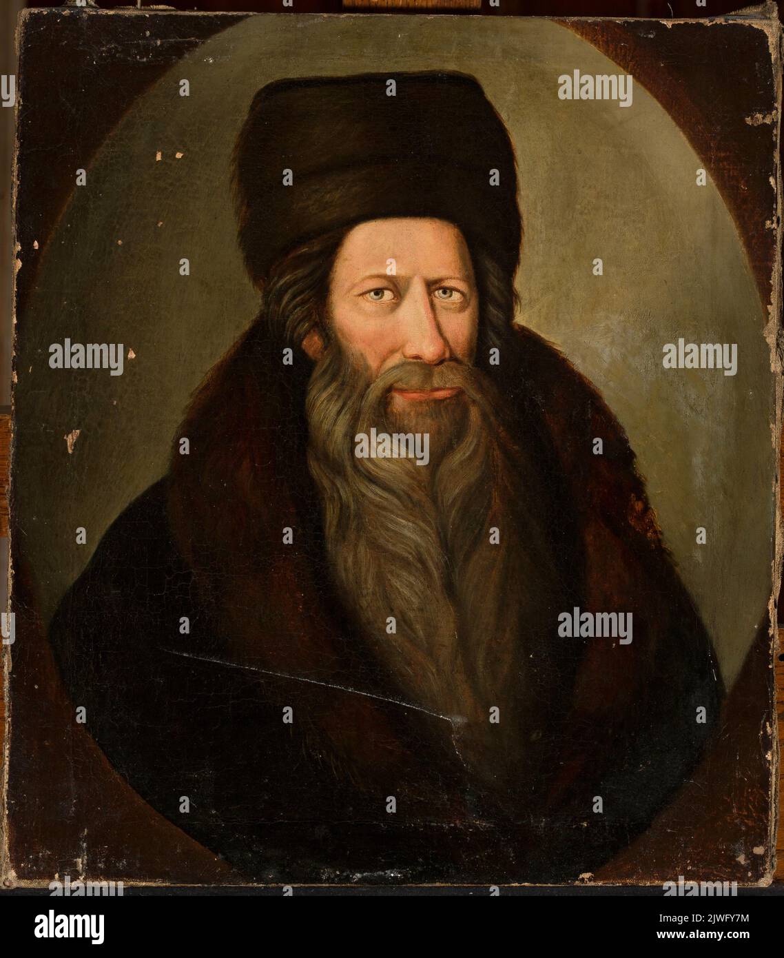 Portrait of a rabbi. unknown, painter Stock Photo
