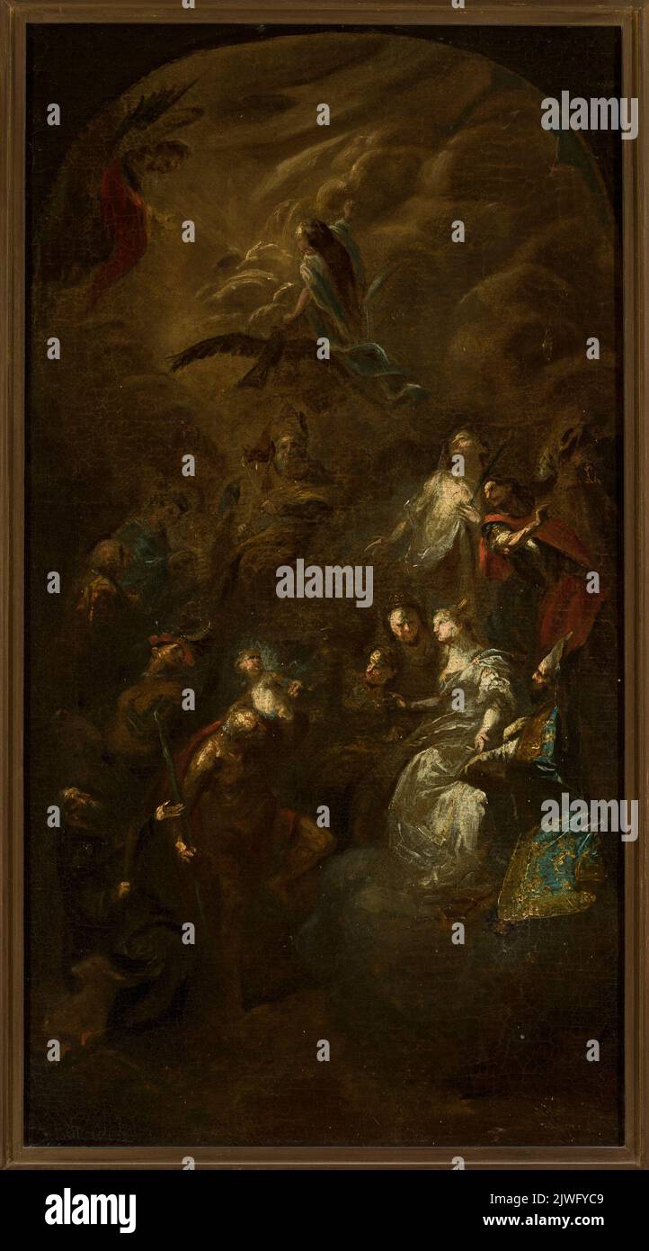 Fourteen Holy Helpers. Maulbertsch, Franz Anton (1724-1796), painter Stock Photo