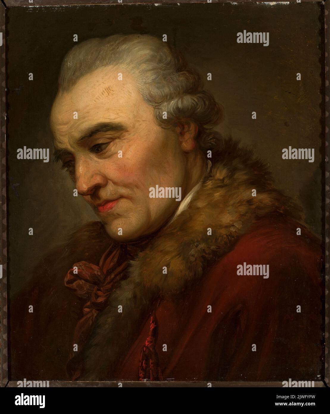 Portrait of Johann Georg Helzer. Graff Anton (1736-1813), painter, unknown, painter Stock Photo
