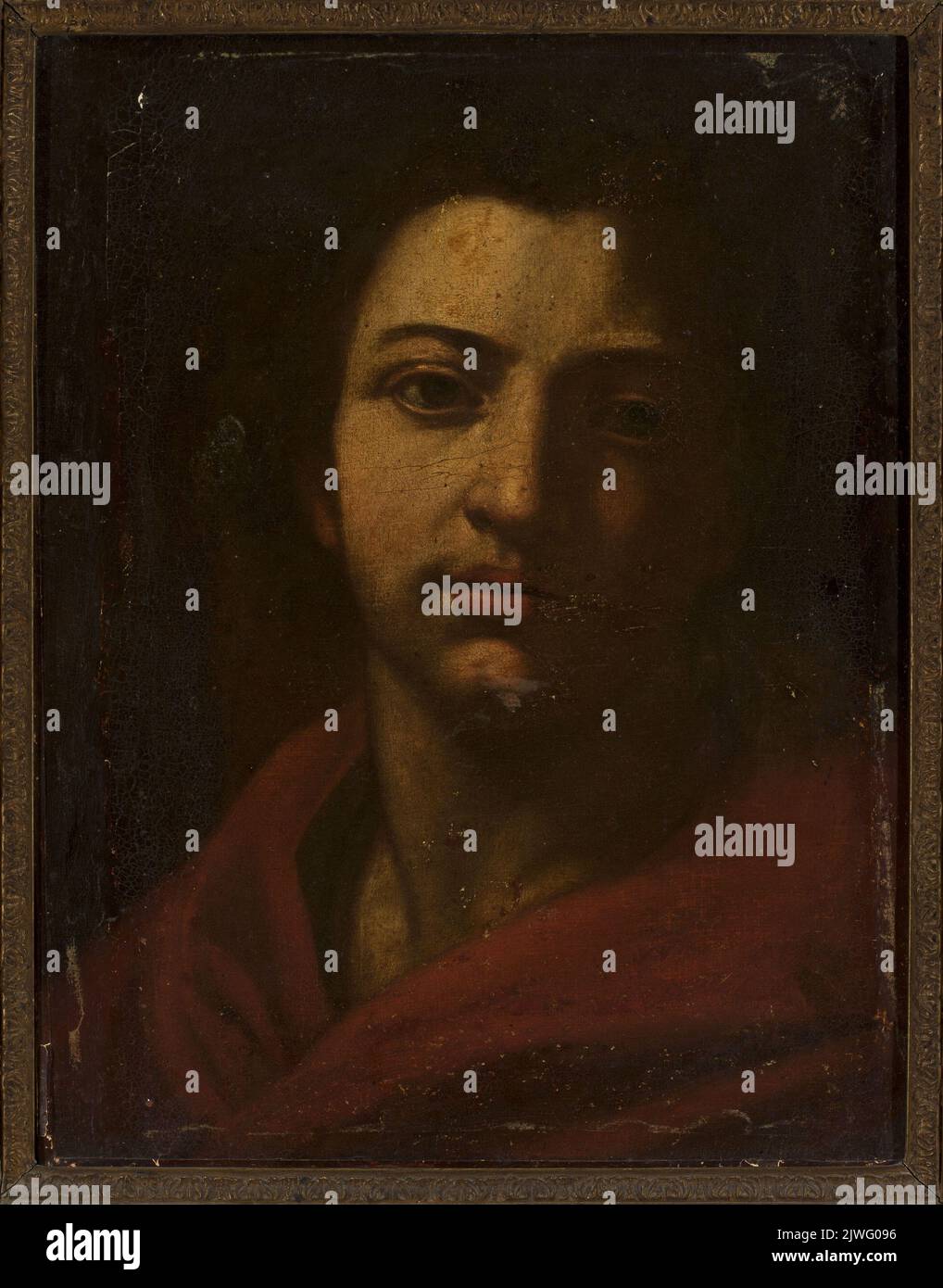 Portrait of a young man. nieznany malarz włoski, painter Stock Photo