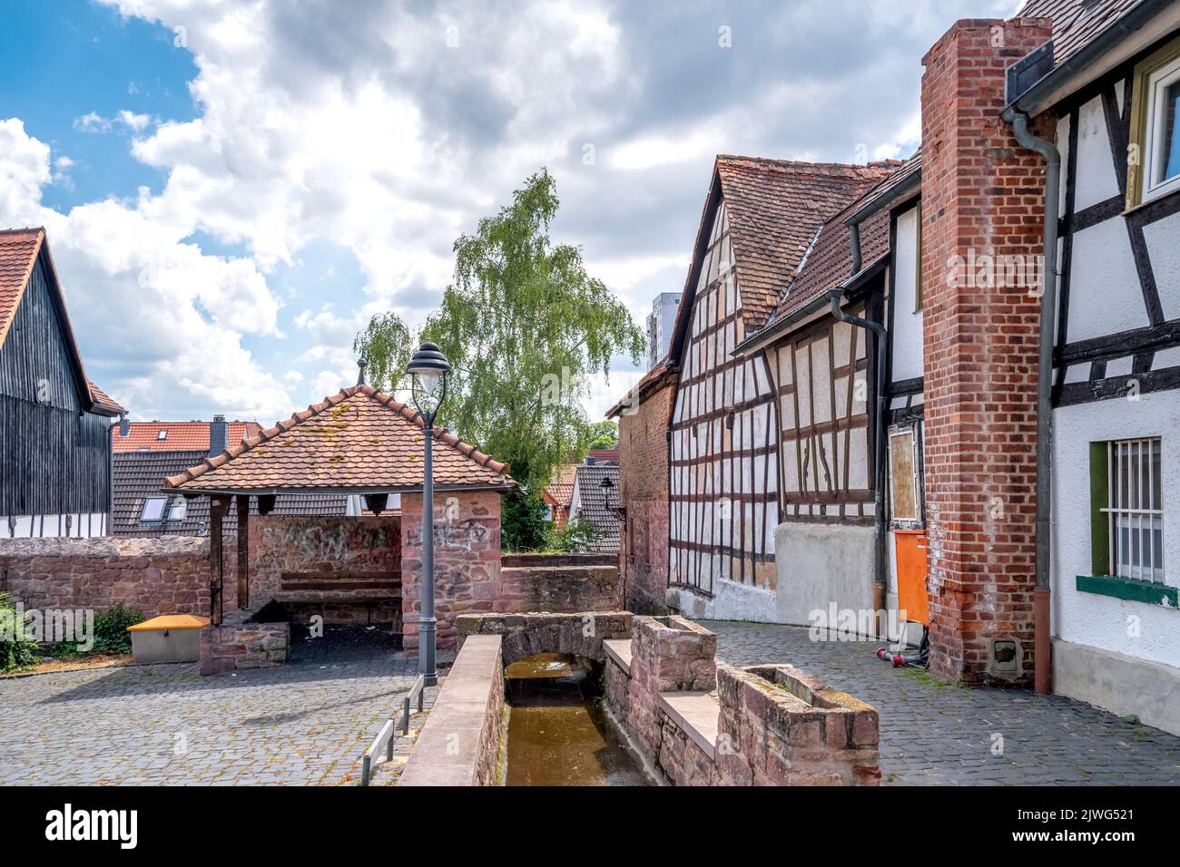 Historical city of Langen, Hessen, Germany Stock Photo Alamy