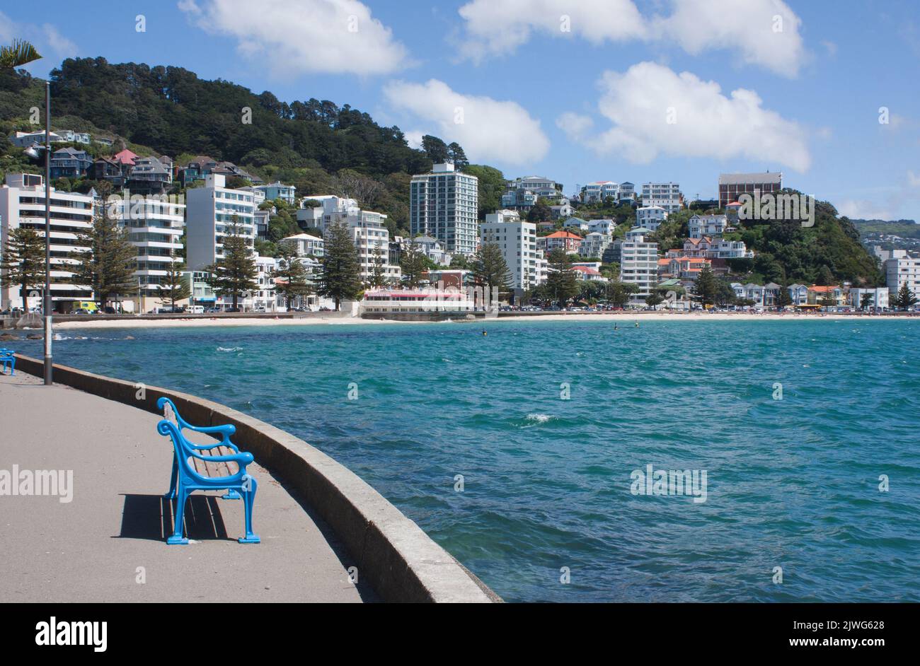 Oriental Bay, Wellington New Zealand Stock Photo Alamy