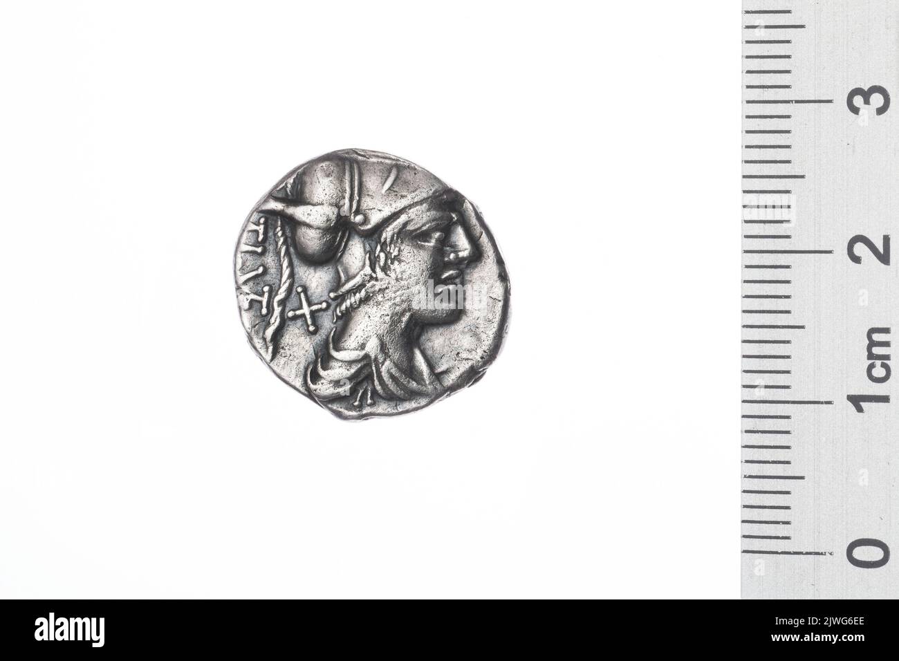 Denarius Veturius Ti fl 137 A C Monetary Officer Republika Rzymska Issuer Stock Photo 