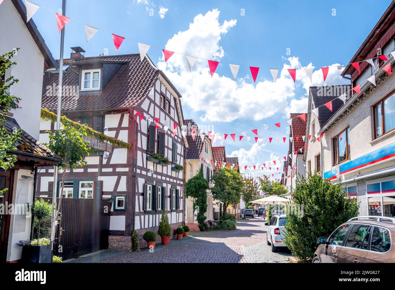Historical city of Langen, Hessen, Germany Stock Photo Alamy