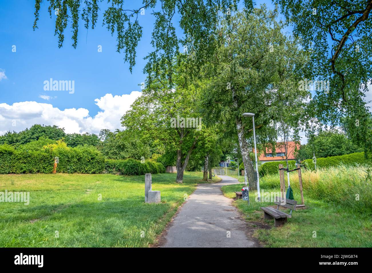 Historical city of Langen, Hessen, Germany Stock Photo Alamy