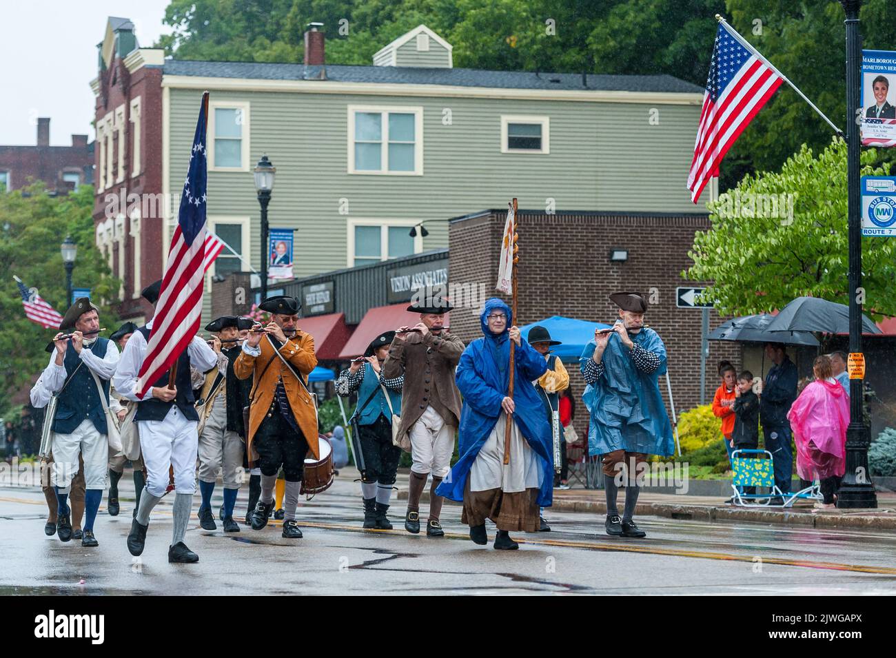 Labor Day Parade in Marlborough, Massachusetts Stock Photo Alamy