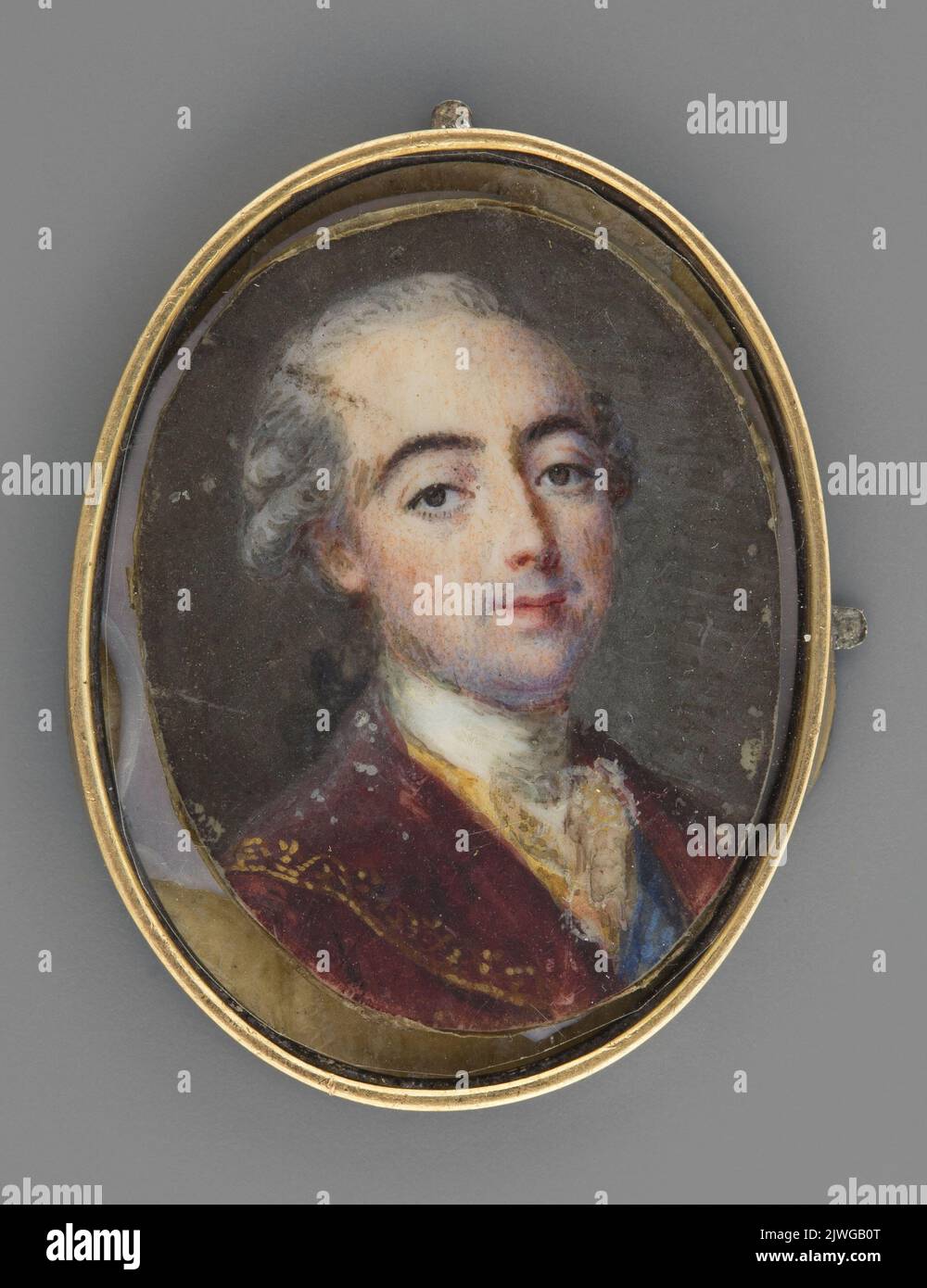 Portret Adama Kazimierza ks. Czartoryskiego generała ziem podolskich (1734-1823). unknown, painter Stock Photo