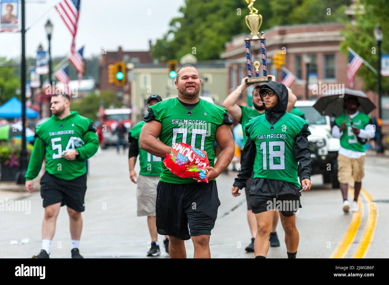 Labor Day Parade in Marlborough, Massachusetts Stock Photo Alamy