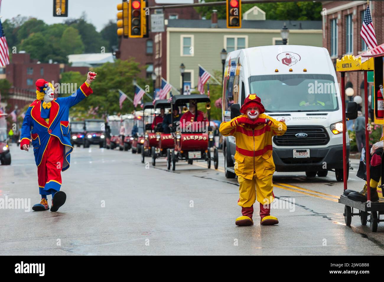 Labor Day Parade in Marlborough, Massachusetts Stock Photo Alamy