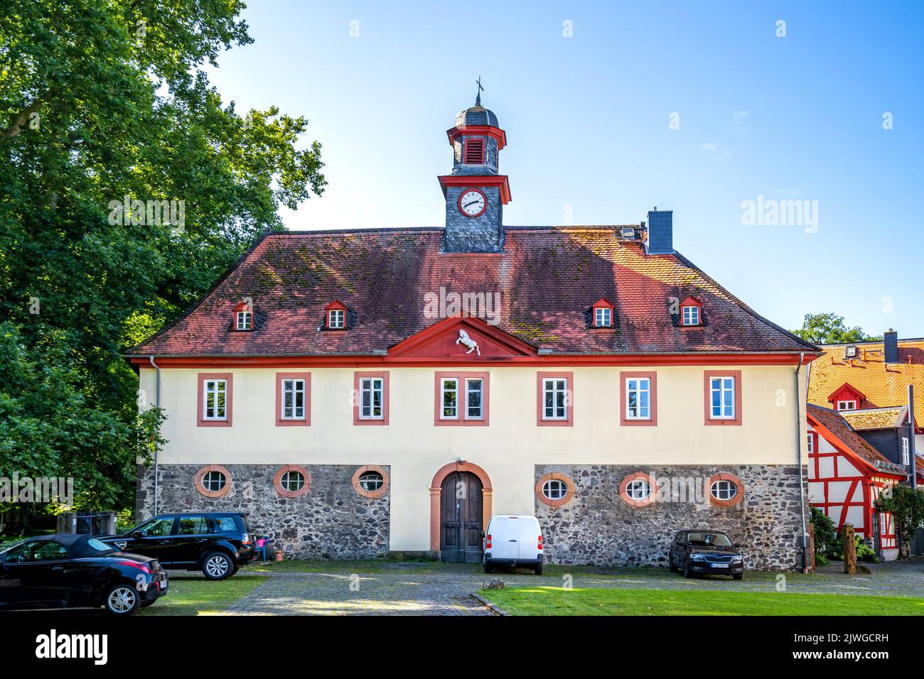 Historical city of Lich, Hessen, Germany Stock Photo - Alamy
