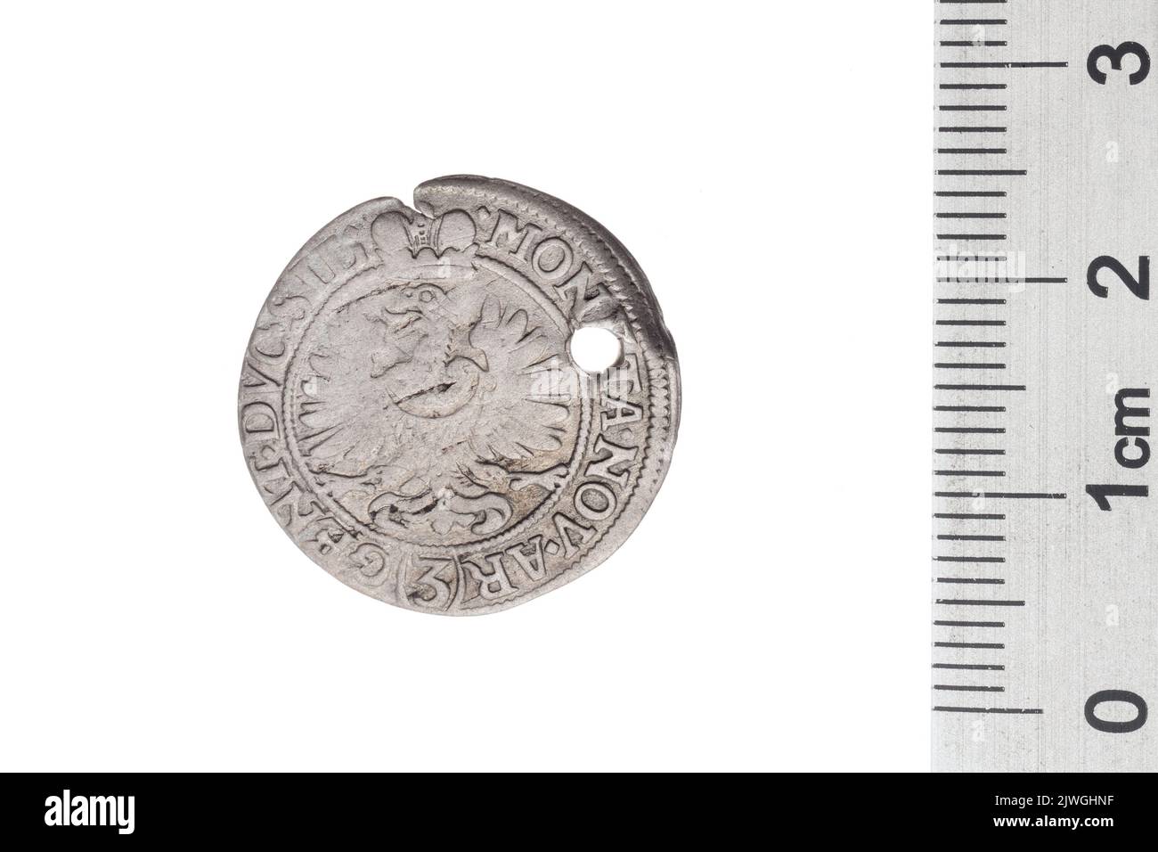 3 kreutzers. Ludwika Anhalcka (księżna oławsko-wołowska, regentka ...