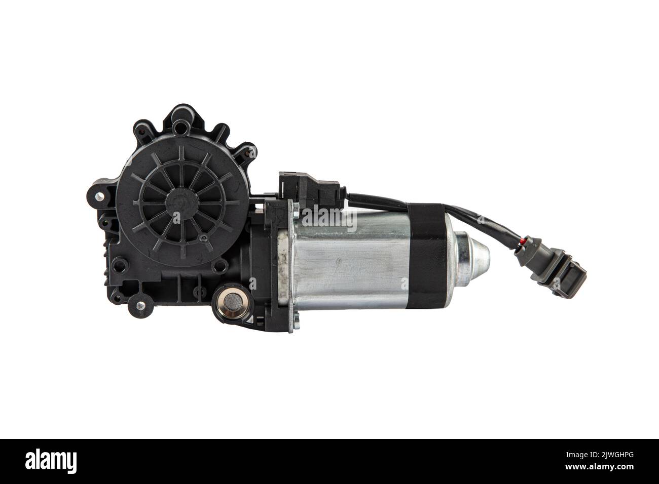 Motor, Door Window. Electric window mechanism motor for a car on a