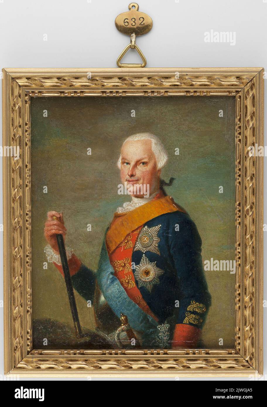 Ludwik IX, Landgraf von Hessen-Darmstadt (1719-1790). unknown, painter, Strecker, Johann Ludwig (1721-1799), painter Stock Photo