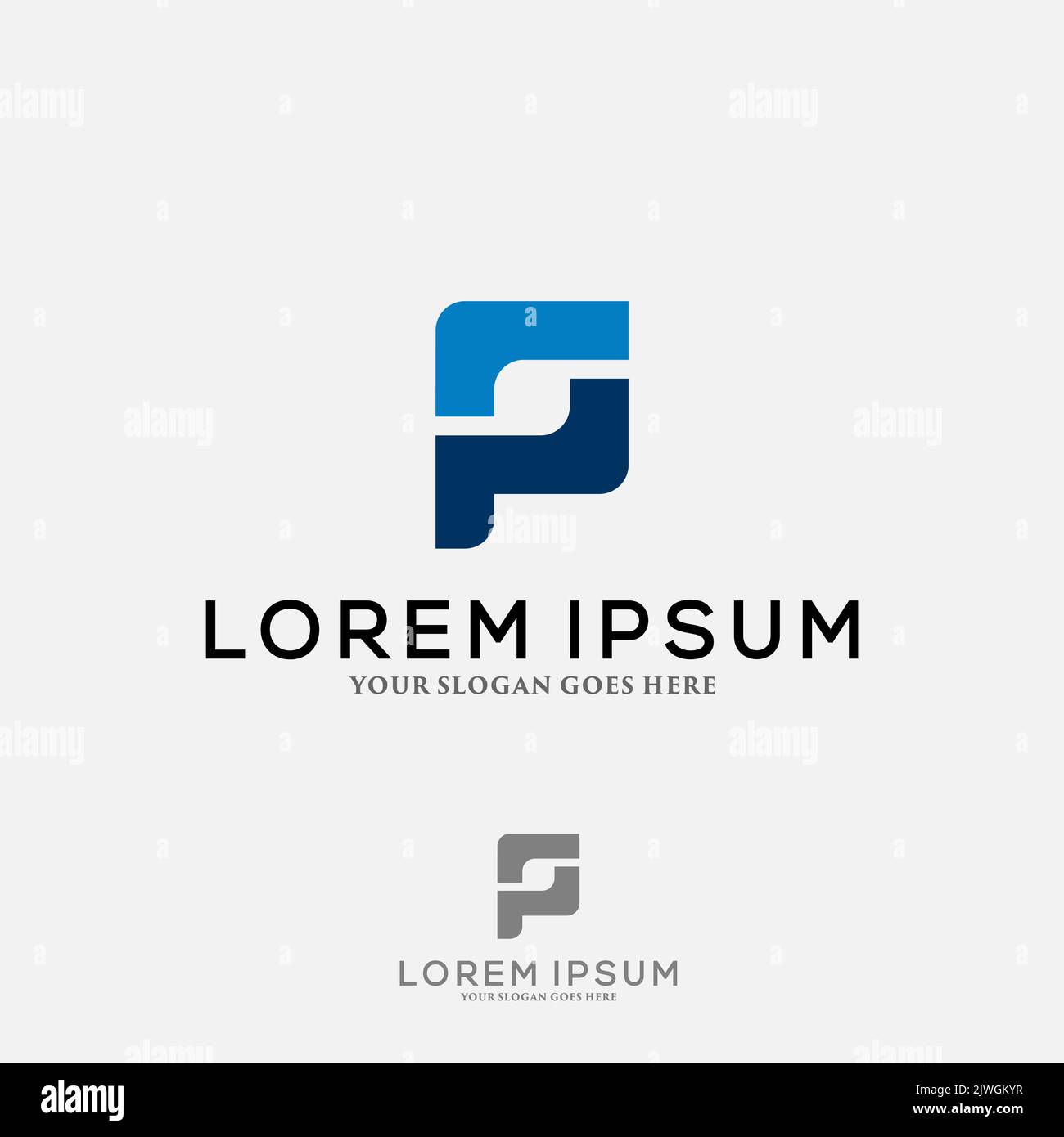 P icon design hi-res stock photography and images - Alamy