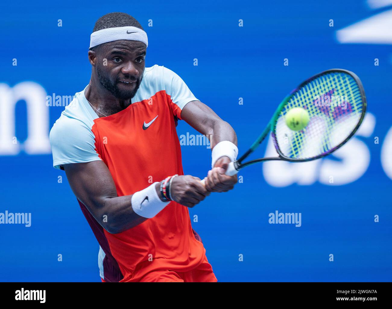 Frances tiafoe beats nadal hi-res stock photography and images