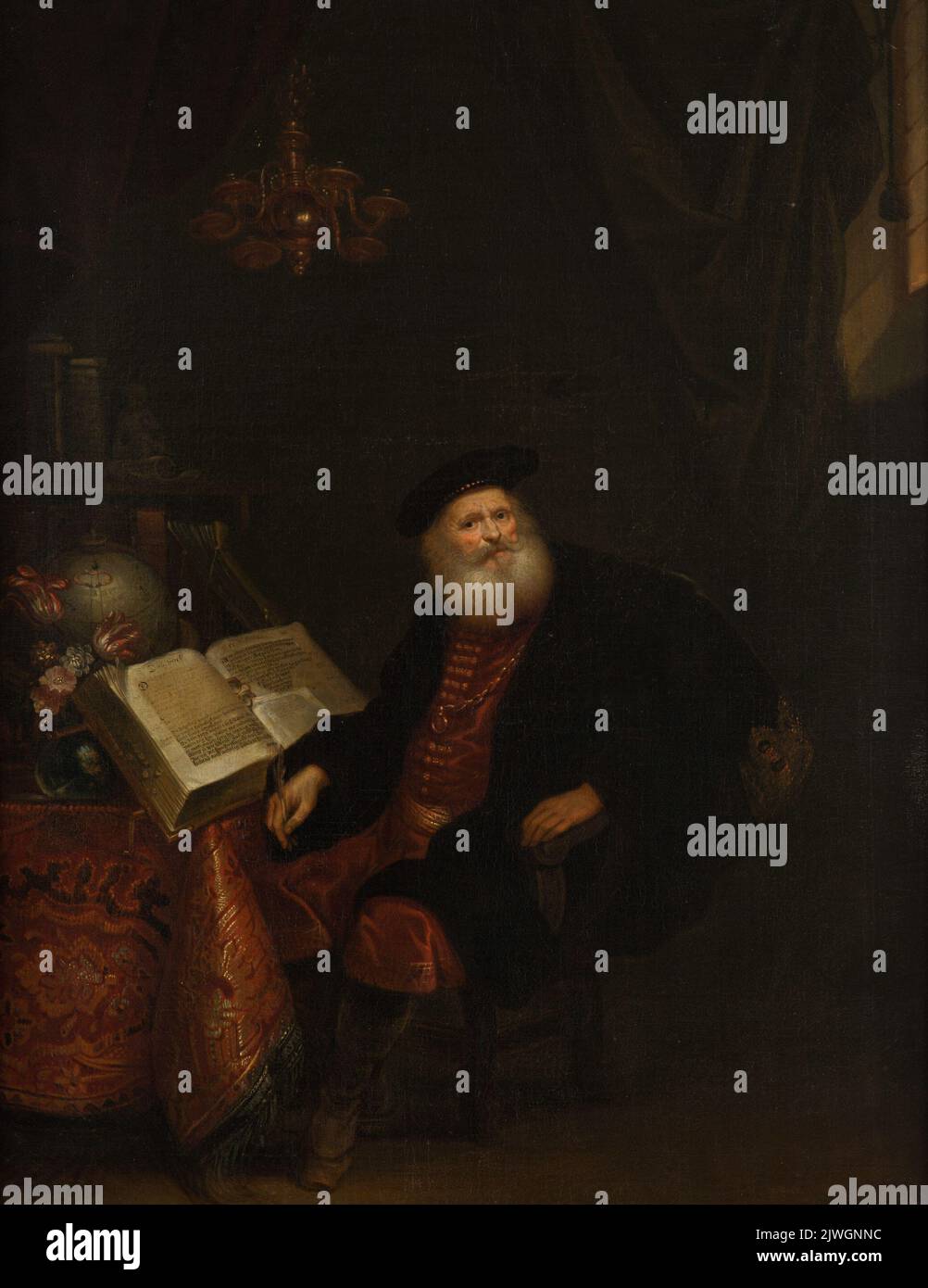 Old scholar painting hi-res stock photography and images - Alamy