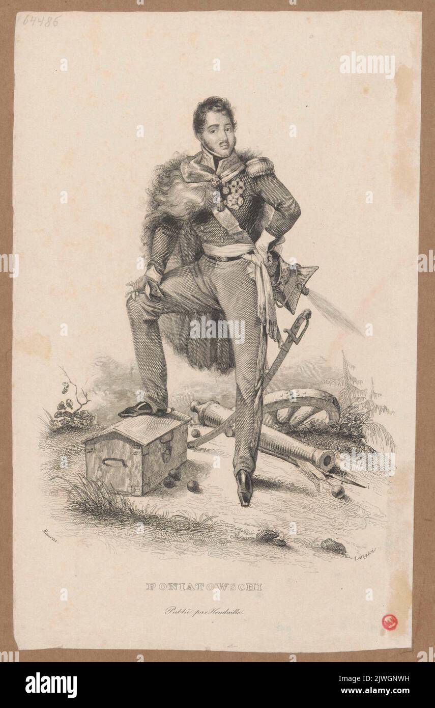 Portrait of Prince Józef Poniatowski. Langlois, EustacheHyacinthe