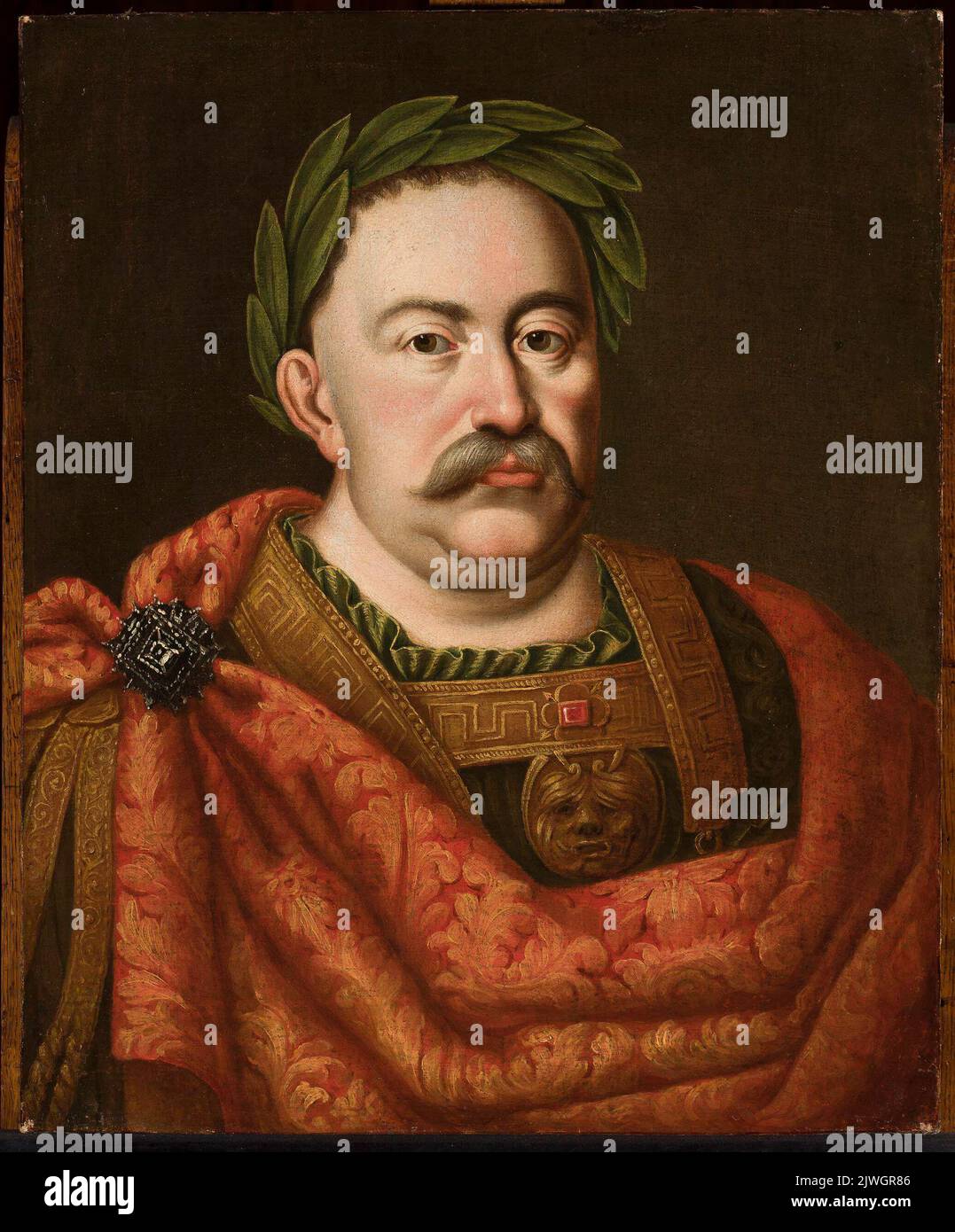 Portrait of John III Sobieski, king of Poland. Kaczanowski, D. ( fl. ca 1793), painter Stock Photo