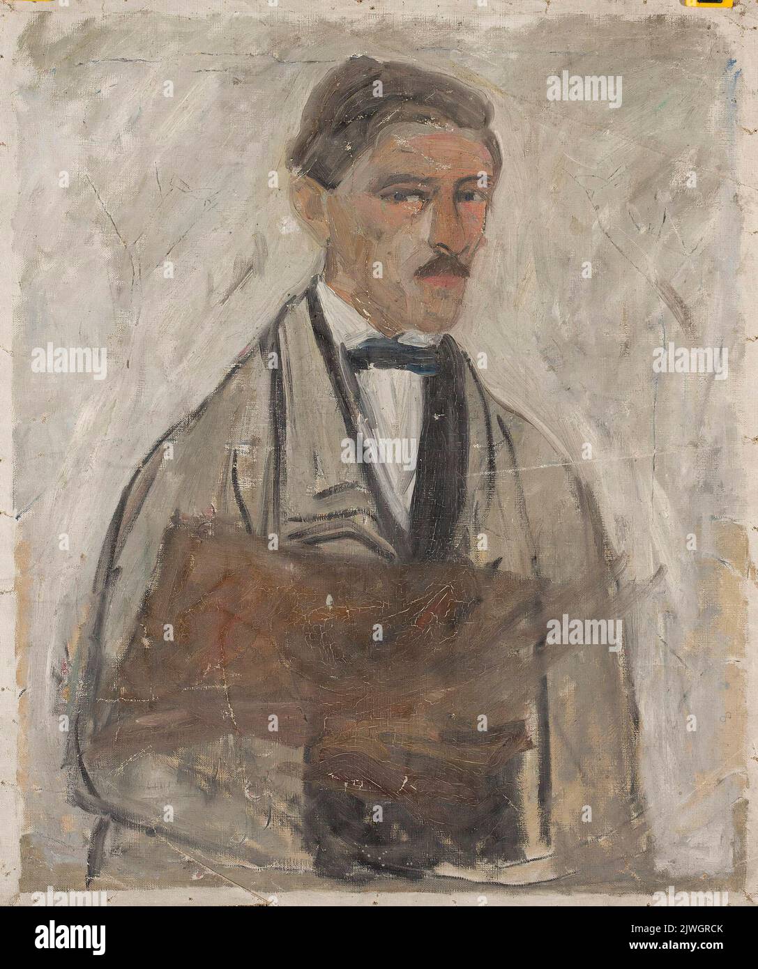 Selfportrait. Makowski, Tadeusz (18821932), painter Stock Photo Alamy