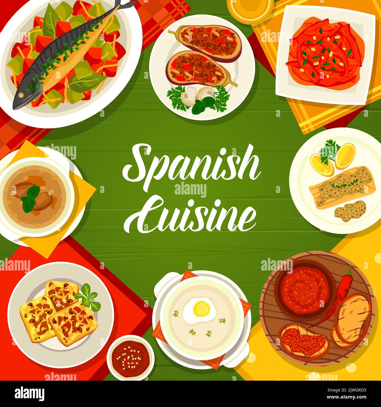 Spanish Cuisine Menu Cover Template Mackerel Escabeche Eggplant 10-incredible-3-ingredient-spanish-tapas-recipes-foodiva-copy-me-that