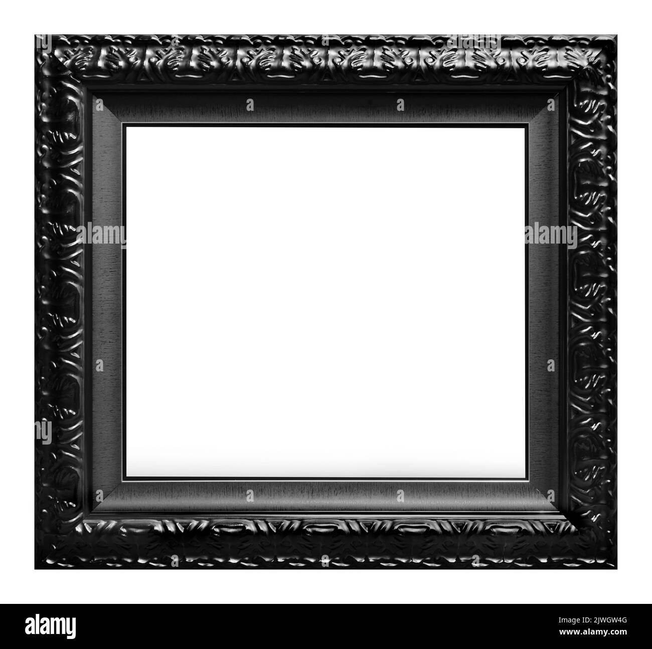 Antique black frame isolated on the white background Stock Photo Alamy