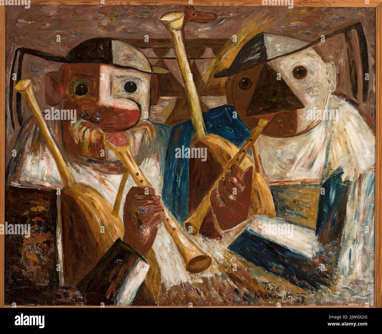 Bagpiper (Joueurs de biniou) Makowski Tadeusz (1882 1932) painter Bagpiper (Joueurs de biniou) Makowski Tadeusz (1882 1932) painter