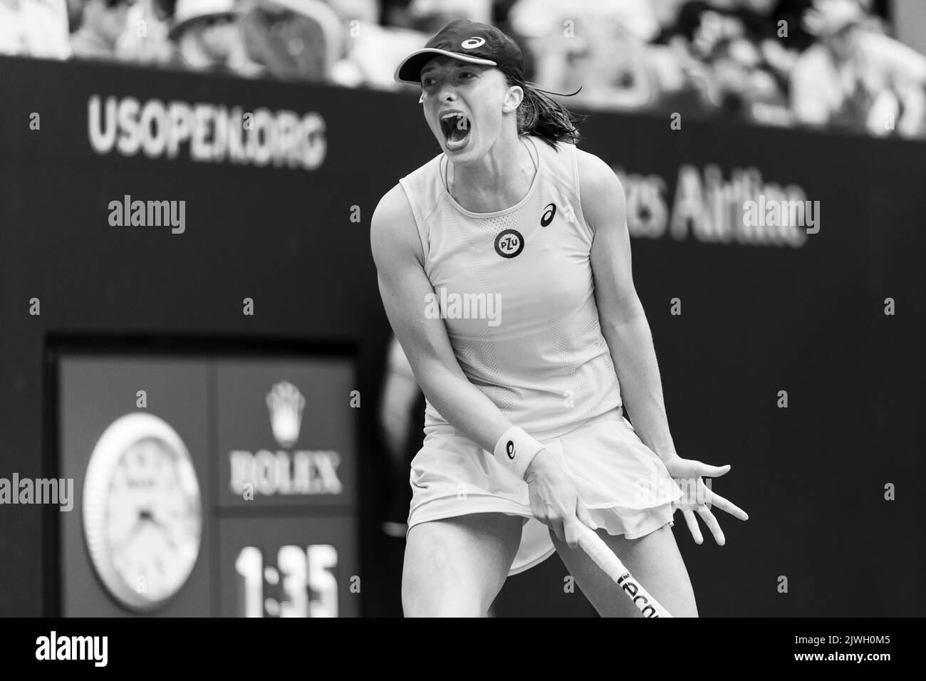 Iga swiatek center court Black and White Stock Photos & Images - Alamy