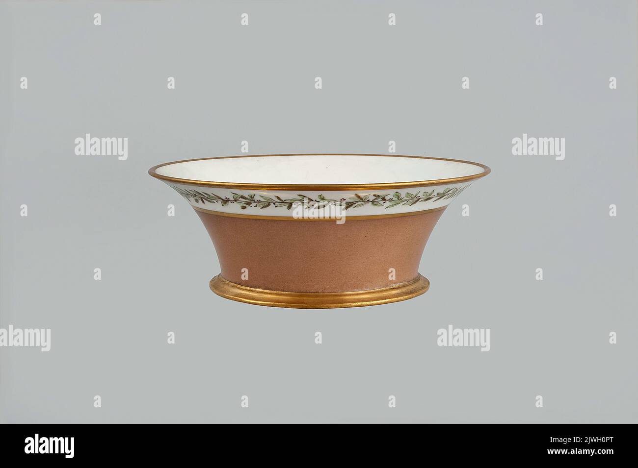 Bowl. Manufacture nationale de porcelaine de Sevres (1756-), factory, Sevres, factory Stock Photo