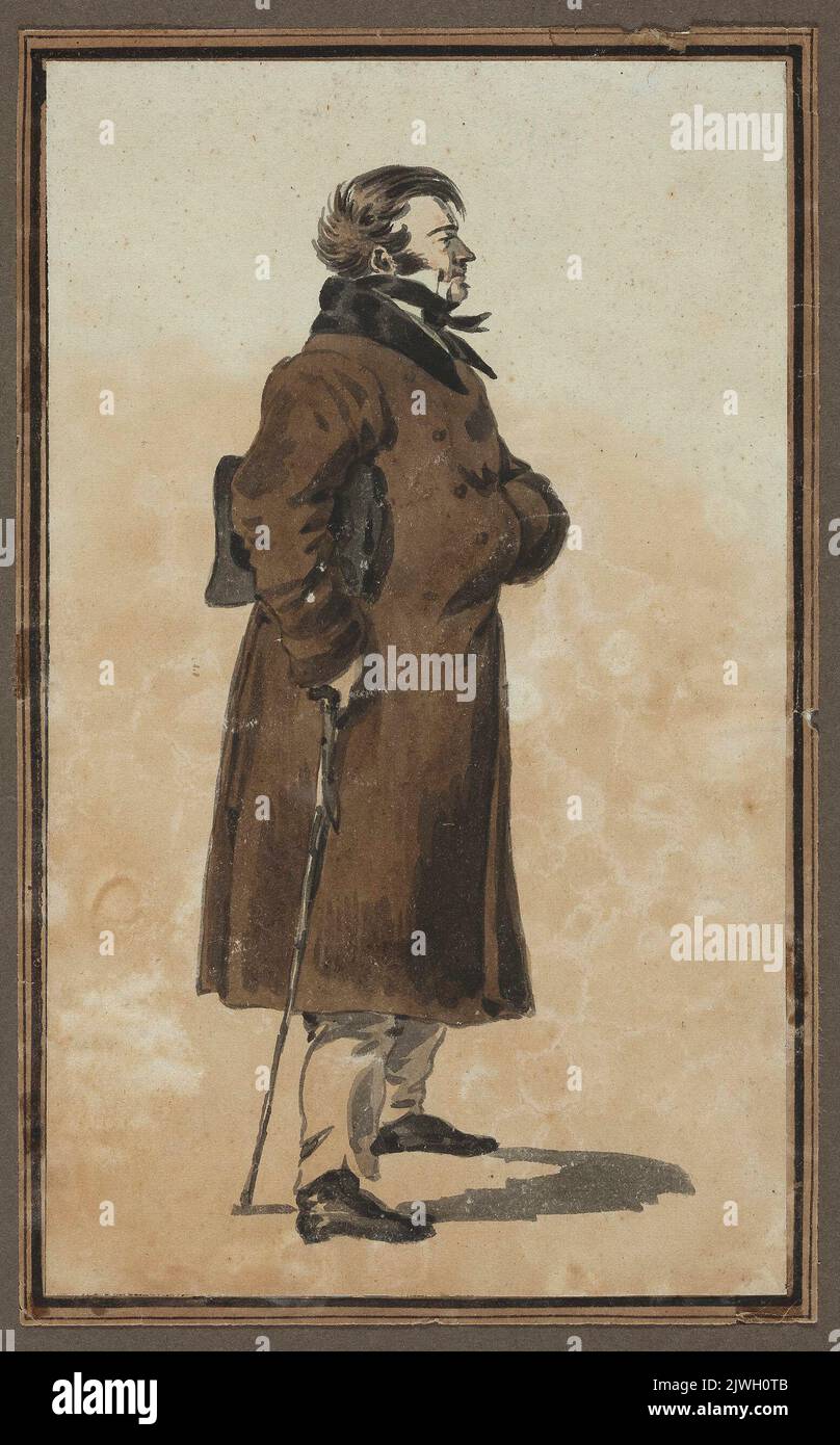 Self-portrait. Sokołowski, Jakub (1784-1837), painter Stock Photo