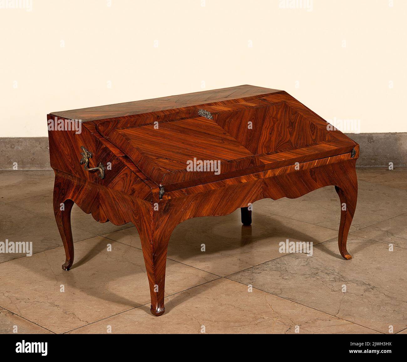 Portable writing table. unknown, creator Stock Photo Alamy