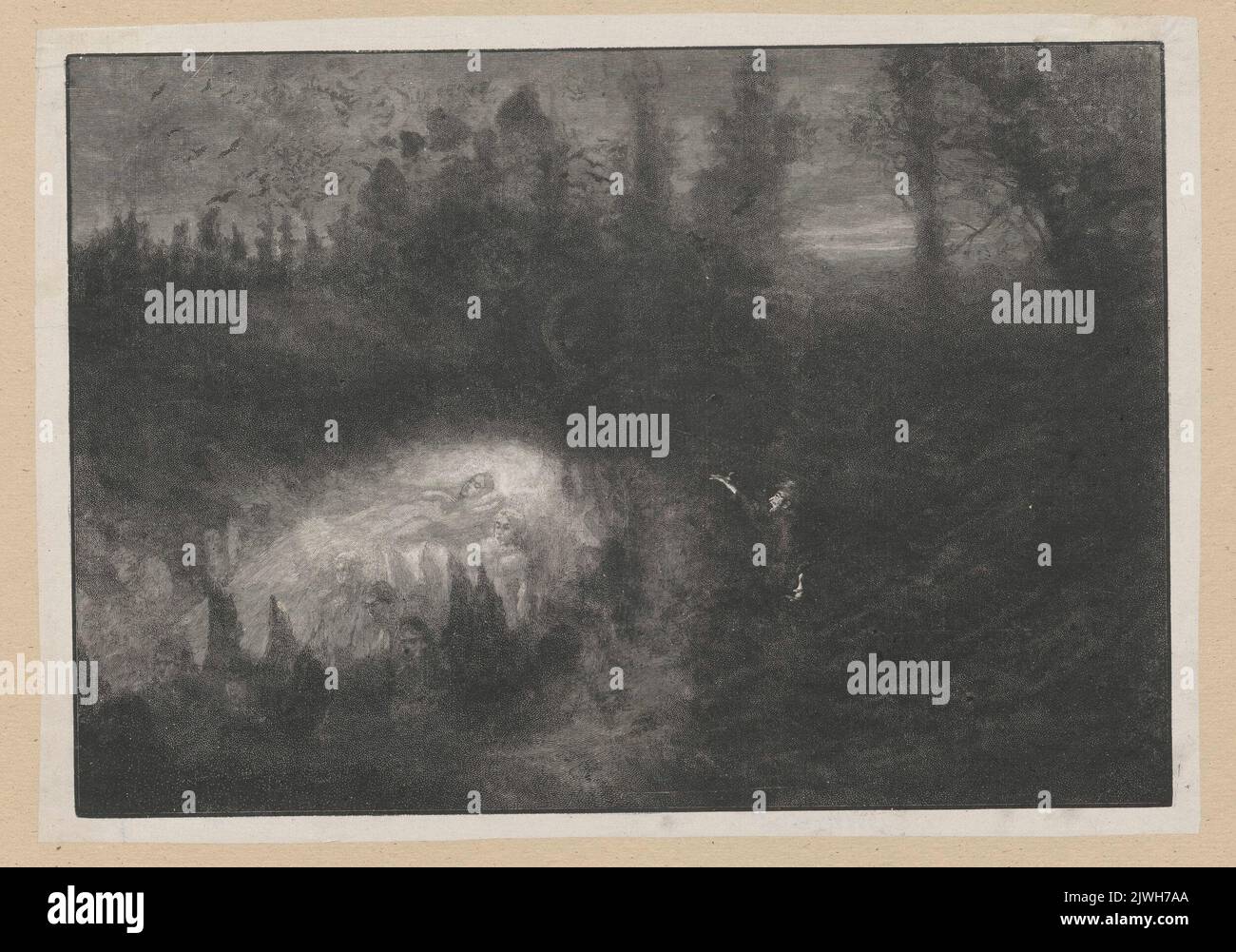 Chopin’s Funeral March. Holewiński, Józef (18481917), graphic artist