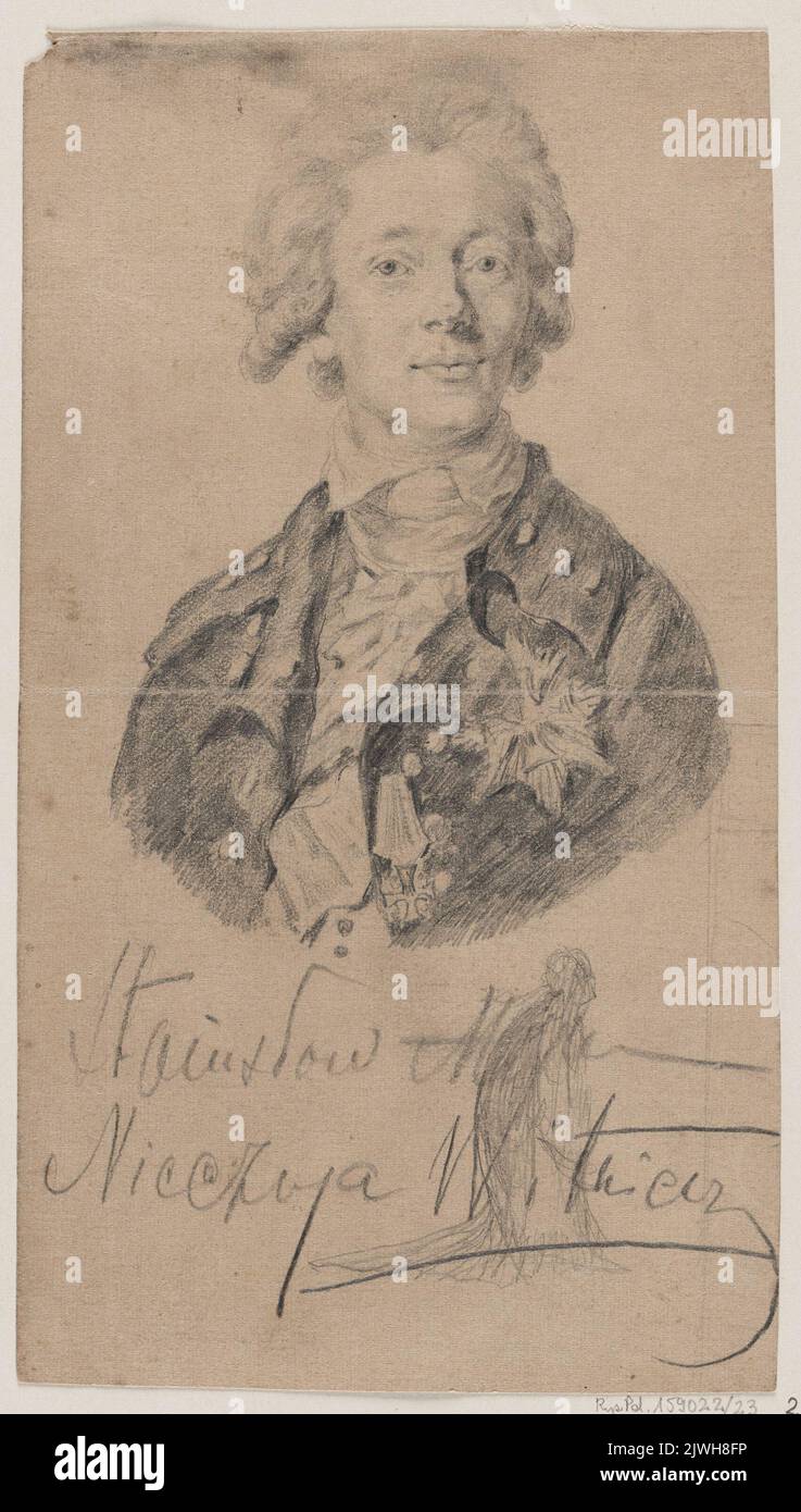 Portrait of Stanisław Kostka Potocki. Witkiewicz, Stanisław (18511915