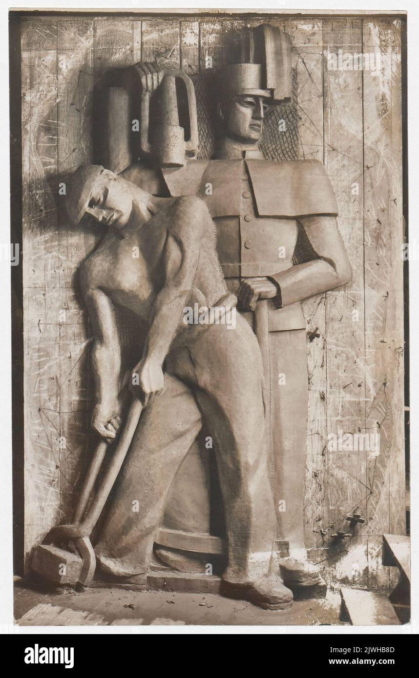 `Górnik i Hutnik` [The Miner and the Steelmaker] - bas-relief by Olga ...