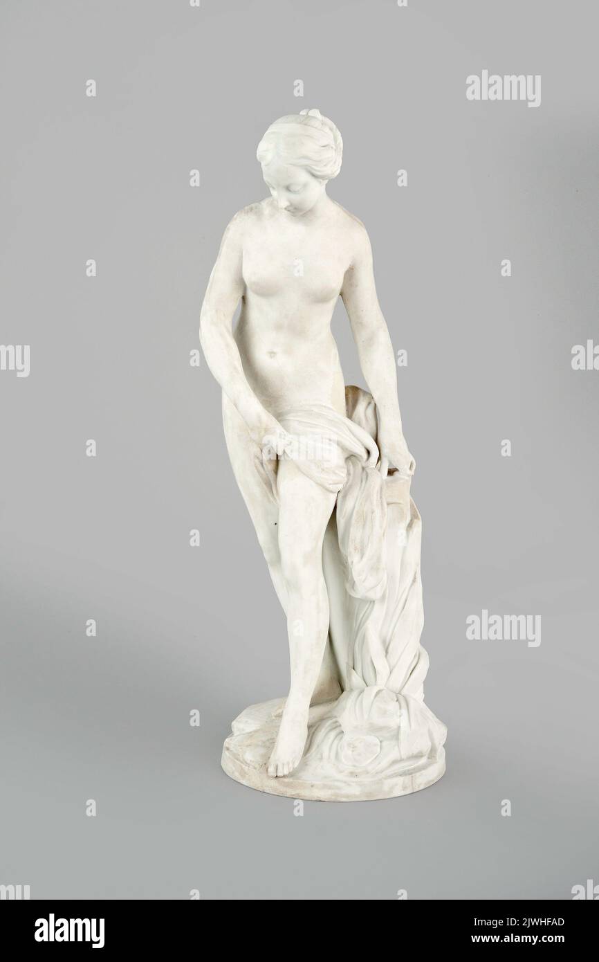 Figure of Venus. Manufacture nationale de porcelaine de Sevres (1756-), factory Stock Photo