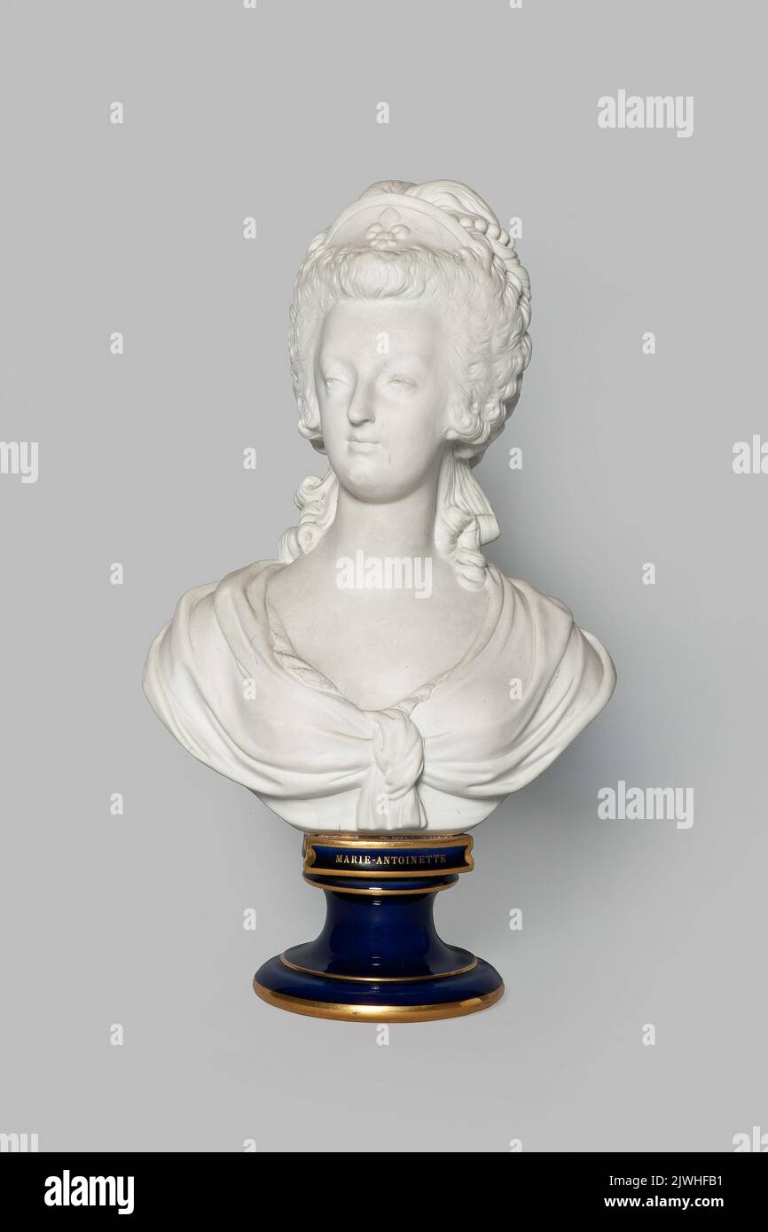 Bust. Manufacture nationale de porcelaine de Sevres (1756-), factory Stock Photo
