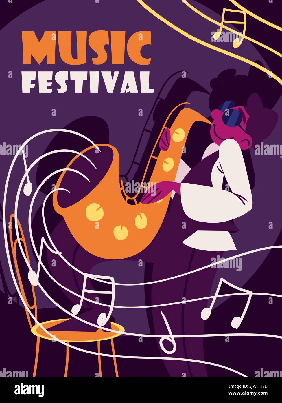 music festival poster, design Stock Vector Image & Art - Alamy